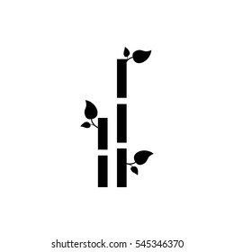 bamboo icon illustration isolated vector