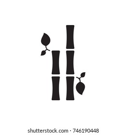 bamboo icon illustration isolated vector