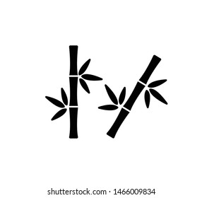 Bamboo icon ,leaf nature icon illustration