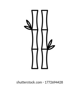 Bamboo icon. nature vector. vector illustration