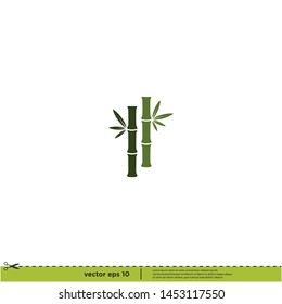 	
Bamboo icon nature vector logo template