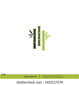 	
Bamboo icon nature vector logo template