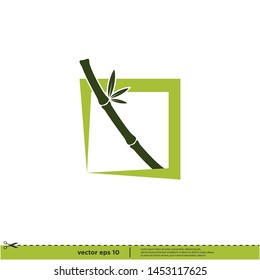 	
Bamboo icon nature vector logo template