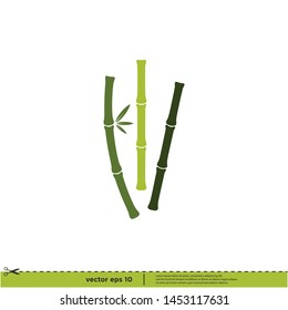 	
Bamboo icon nature vector logo template