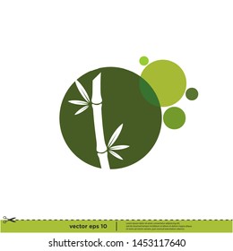 	
Bamboo icon nature vector logo template