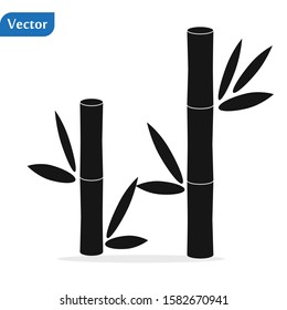 Bamboo icon nature vector logo template eps 10