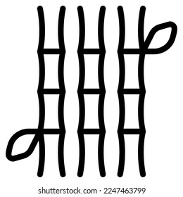 bamboo icon with outline style. Suitable for website design, logo, app and UI. Based on the size of the icon in general, so it can be reduced.	
