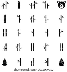 bamboo icon set