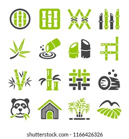 bamboo icon set