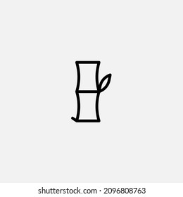 Bamboo icon sign vector,Symbol, logo illustration for web and mobile