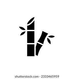 bamboo icon simple design in white background