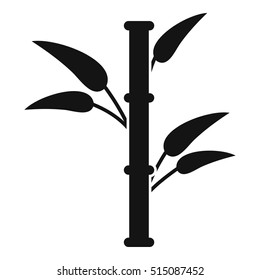 Bamboo icon. Simple illustration of bamboo vector icon for web design