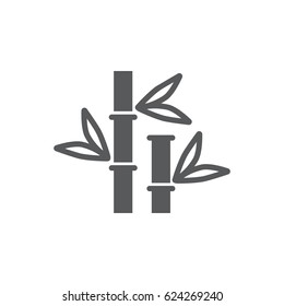 bamboo icon. spa vector illustration on white background