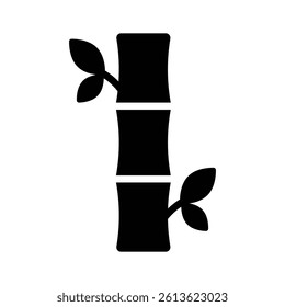 Bamboo icon symbolizing natural beauty and eco friendly spa therapy