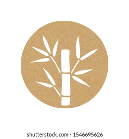 Bamboo Icon. Bamboo Tree Vector Logo.