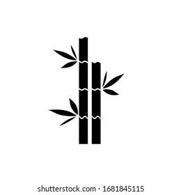 Bamboo icon in trendy flat design