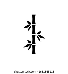 Bamboo icon in trendy flat design