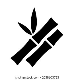 Bamboo icon vector design template