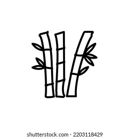 bamboo icon vector design templates 