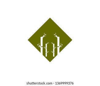 Bamboo icon vector illustration