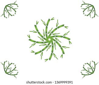 Bamboo icon vector illustration