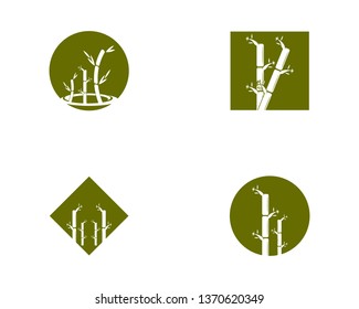 Bamboo icon vector illustration