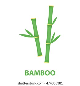 Bamboo icon of vector illustration for web and mobile