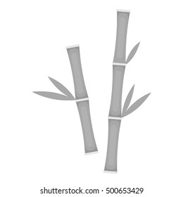 Bamboo icon of vector illustration for web and mobile