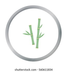 Bamboo icon of vector illustration for web and mobile
