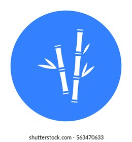 Bamboo icon of vector illustration for web and mobile