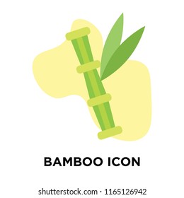 Bamboo icon vector isolated on white background, Bamboo transparent sign , nature symbols