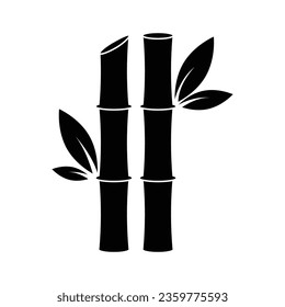 Vector de iconos de bambú en el diseño de moda