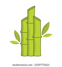 Bamboo icon vector on trendy design