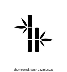 Bamboo icon vector sign for web and app.