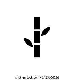 Bamboo icon vector sign for web and app.