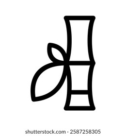Bamboo Icon Vector Symbol Design Illustration