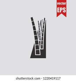 Bamboo icon.Vector illustration.