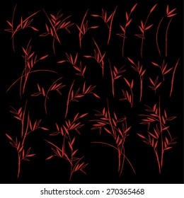 Bamboo illustration,