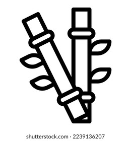 bamboo illustration vector and logo new year icon perfect. Icon sign from modern collection for mobile concept and web. Nice design perfect.