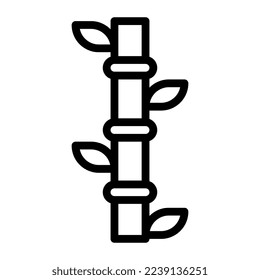 bamboo illustration vector and logo new year icon perfect. Icon sign from modern collection for mobile concept and web. Nice design perfect.
