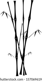 bamboo japanese illustrations sketch vector white background