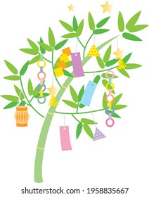 Bamboo leaf decoration of the Star Festival