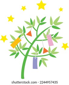 Bamboo leaf decoration of the Star Festival