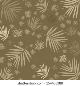 Bamboo leaves seamless pattern. Floral  background