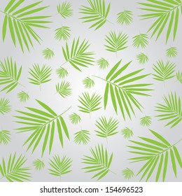 Bamboo leaves seamless pattern. Floral  background