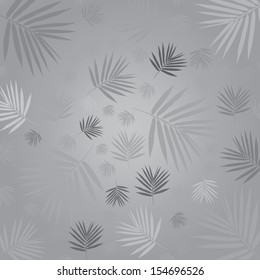 Bamboo leaves seamless pattern. Floral  background