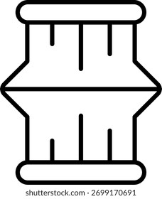 Bamboo Line vector Icon Design