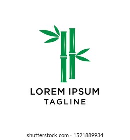 Bamboo Logo Design Template Vector