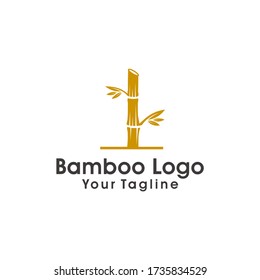 Bamboo Logo Design Vector Template