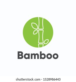 Bamboo Logo, Eco symbol vector design. Great for mobile app, web design, print materials, etc.